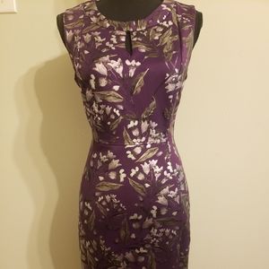 Purple and silver dress